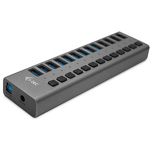 8595611702952 - I-Tec USB 30 Charging HUB 13 port + Power Adapter 60 W USB-Hubs - 13 - Grau 8595611702952 - I-Tec USB 30 Charging HUB 13 port + Power Adapter 60 W USB-Hubs - 13 - Grau