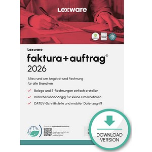 9783648189177 - LEXWARE Faktura+Auftrag 2026 Software Vollversion (Download-Link)