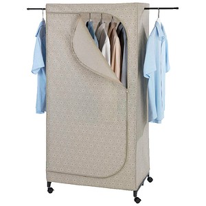 WENKO Stoffschrank Balance, 64510100 grau 75,0 x 50,0 x 160,0 cm, 1 St.