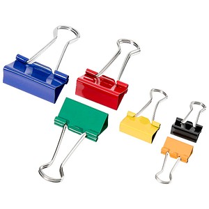 4040881856224 - 24 Foldbackklammern farbsortiert 4040881856224 - 24 Foldbackklammern farbsortiert