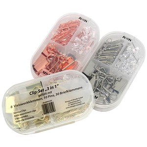 4009793842596 - Clip-Set farbsortiert 1 Pack