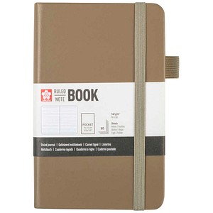 8712079544430 - Notizbuch ca DIN A7 liniert schlacke Hardcover 160 Seiten 1 St