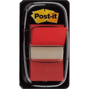 0021200706882 - Haftmarker 680-1 Index 254x432mm rot ohne Z-Notes rechteckig 0021200706882 50 Stück