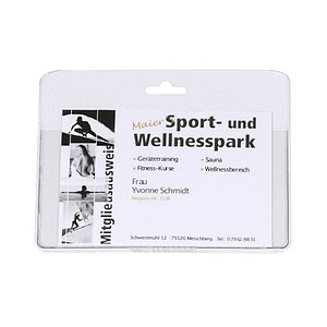 4005546800271 - DURABLE Namensschilder Namensschilderhülle Offen 20St 9 cm x 6 cm Kunststoff Transparent