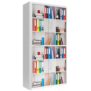 3660141943689 - Aktenschrank easy Office 8689ST Kunststoff Stahl abschließbar 6 OH 110 x 204 x 415 cm keine Fachböden bunt weiß (Ordner 36 3660141943689 - Aktenschrank easy Office 8689ST Kunststoff Stahl abschließbar 6 OH 110 x 204 x 415 cm keine Fachböden bunt weiß (Ordner 36