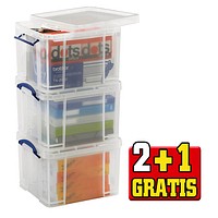 Aufbewahrungsbox 'R' Kunststoff Größe S 17 Liter 37 x 26,5 x 25,5 cm