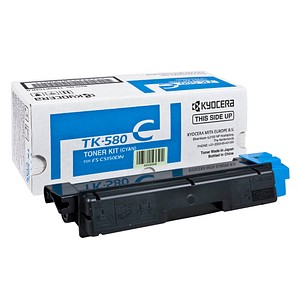 0632983017371 - Original TK-580C Toner cyan 2800 Seiten (1T02KTCNL0) für ECOSYS P6021cdn FS-C5150DN