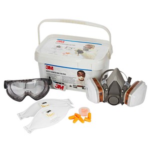 3M Atem-, Augen- & Gehörschutz-Set 1000MCWE FFP2 NR D DIN EN 149:2001, A1:2009, 1 St.