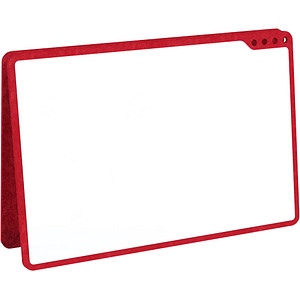 PLAYROOM mobiles Whiteboard Playboard 50,0 x 75,0 cm rot emaillierter Stahl