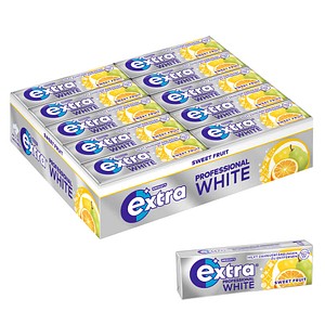 extra® SWEET FRUIT Kaugummis 30x 10 Dragees, 30 St.