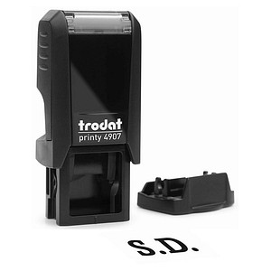 trodat Textstempel, individualisierbar Printy 4907 selbstfärbend schwarz Logo möglich, 1 St. -  Direkt online personalisieren
