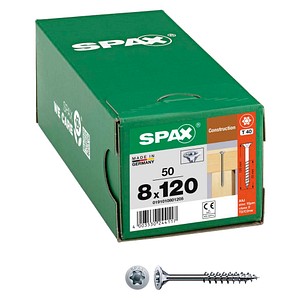 4003530244117 - Holzbauschrauben T40 Senkkopf WIROX 0191010801205 8 mm x 120 mm 4003530244117 50 Stück 4003530244117 - Holzbauschrauben T40 Senkkopf WIROX 0191010801205 8 mm x 120 mm 4003530244117 50 Stück