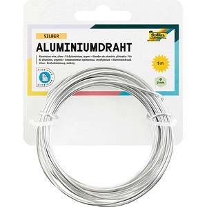 4001868032949 - 79660 2mm 5m Basteldraht Alu silber 5 Meter 4001868032949 - 79660 2mm 5m Basteldraht Alu silber 5 Meter