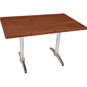 Garden Pleasure BRENTA Bistrotisch rechteckig Spanplatte dunkelbraun 120,0 x 80,0 x 74,0 cm, 1 St.