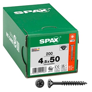 SPAX® Universalschrauben T20 Senkkopf BLAX 0191040450503 4,5 mm x 50 mm, 200 St.