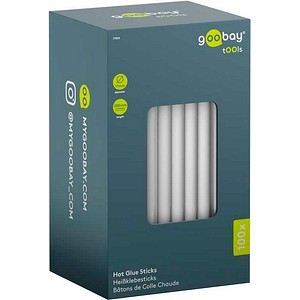 GOOBAY 77854 - Klebesticks Transparent Ø 11 mm, 100 Stück, 11 mm x 200 mm
