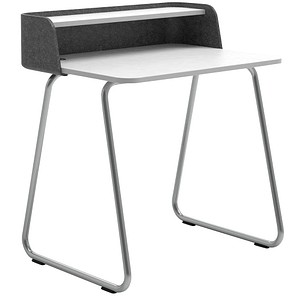 4049694005416 - Sekretär secretair home SH10WS-RE041 91cm (H) 824x612cm (BxT) rechteckig weiß   chrom 4049694005416 Sedus