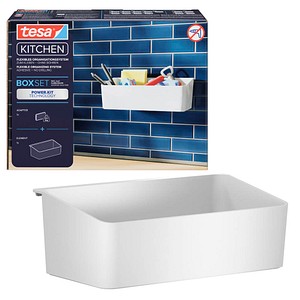 4063565293306 - tesa Küchenutensilienhalter weiß Einzeladapter Box tesa® PowerKit Adapter tesa® Klebeapplikator Anleitung Wasserwaage Rändelmutter 4063565293306 - tesa Küchenutensilienhalter weiß Einzeladapter Box tesa® PowerKit Adapter tesa® Klebeapplikator Anleitung Wasserwaage Rändelmutter