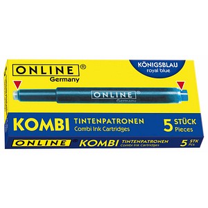4014421172020 - Kombi-Füllerpatrone 17202 12 königsblau Großraumpatrone 4014421172020 17202 5 Stück 4014421172020 - Kombi-Füllerpatrone 17202 12 königsblau Großraumpatrone 4014421172020 17202 5 Stück
