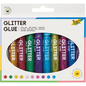 4001868005745 - Glitter-Glue 10 Stifte 95ml sortiert 200x170x16 10 Milliliter