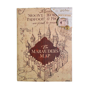 5056563713456 - Notizbuch HP713456 Harry Potter - Karte des Rumtreibers beige A5 liniert 40 Blatt   80 Seiten 5056563713456 BlueSky