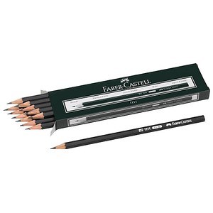 4005401018759 - FABER-CASTELL 1111 Bleistifte 2B schwarz - 12 Stück