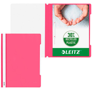 4002432308521 - Schnellhefter 4191 4191-00-22 A4 pink Polyvinylchlorid (PVC) 250g Vorderdeckel transparent 4002432308521 Leitz