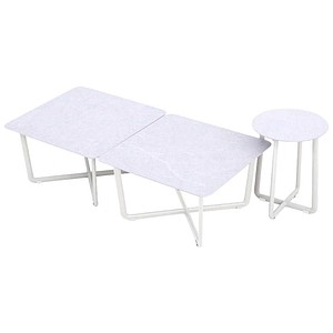 8719979476229 - Beistelltisch Fellow  quadratische Tische 60x345x60cm runder Tisch 35x445x35cm (BxHxT) (BxT) quadratisch rund sand   s