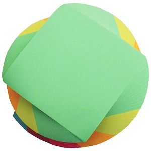 4009793846877 - Notizzettel geleimt bunt 86 x 86 cm 600 Blatt 1 Block