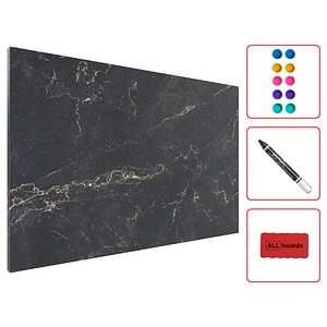 5902622416946 - Magnettafel Schwarzer Marmor 600 x 400 cm schwarz 5902622416946 ALLboards 5902622416946 - Magnettafel Schwarzer Marmor 600 x 400 cm schwarz 5902622416946 ALLboards