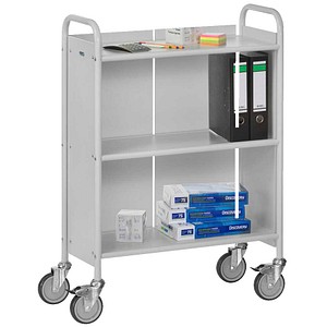 4017976048710 - Fetra fetra 4871 Bürowagen Stahl pulverbeschichtet Traglast (max) 150 kg Lichtgrau (RAL 7035)