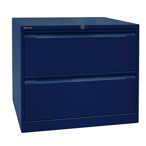 5020073705638 - Hängeregistraturschrank doppelbahnig blau 2 Hängeregistraturschubladen 5020073705638 Bisley