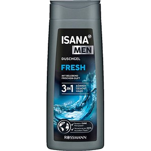 4305615407616 - ISANA MEN 3in1 FRESH Duschgel 300 ml
