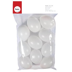 4006166531101 - Plastik-Figuren weiß Eier Ø 60 cm 10 St