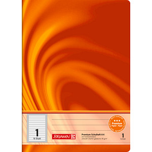 4003273575141 - Schulheft 10-4470102 Premium Vivendi Lineatur 1   Schreiblern-Lineatur A4 90g orange 16 Blatt   32 Seiten 4003273575141 Bru