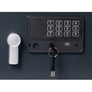 8717448037483 - Tresor 8037483 10 L 11kg dunkelgrau mit Elektronikschloss Metall 8717448037483 Pavo 8717448037483 - Tresor 8037483 10 L 11kg dunkelgrau mit Elektronikschloss Metall 8717448037483 Pavo