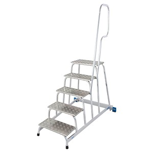 4009199805102 - Aluminium Montagetritt fahrbar Arbeitshöhe (max) 300 m  805102 Silber 165 kg 4009199805102 Krause 4009199805102 - Aluminium Montagetritt fahrbar Arbeitshöhe (max) 300 m  805102 Silber 165 kg 4009199805102 Krause