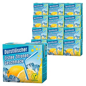 Christinen Durstlöscher Eistee Zitrone 27640 TetraPak 0,5l 4100060006649 Christinen 12 Stück