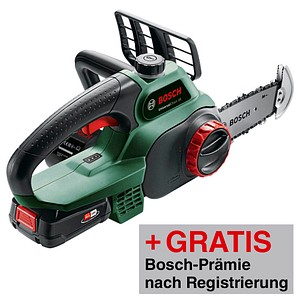 3165140925631 - 0 V AKTION BOSCH Home & Garden UniversalChain 18 Akku-Kettensäge 180 V mit 1 Akku mit Prämie nach Registrierung 06008B8000 3165140925631 3165140925631 - 0 V AKTION BOSCH Home & Garden UniversalChain 18 Akku-Kettensäge 180 V mit 1 Akku mit Prämie nach Registrierung 06008B8000 3165140925631