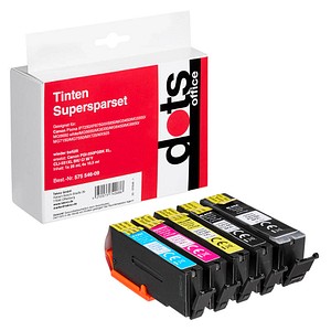 4250073740532 -  2x schwarz cyan magenta gelb Druckerpatronen kompatibel zu Canon PGI-550 XL PGBK CLI-551 XL BKCMY 4250073740532 Dots