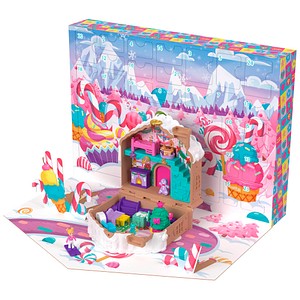 0194735305544 - Mattel GAMES Adventskalender Polly Pocket mehrfarbig