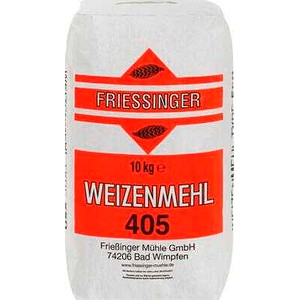 Frießinger Mühle Weizenmehl Type 405  10,0 kg, 1 St.