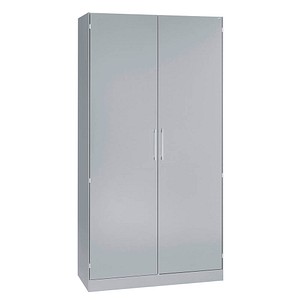 4025314232134 - CP Stahlschrank C 3000 Asisto 141002-000+141002-710 weißaluminium silber 1000 x 435 x 1980 cm aufgebaut 4025314232134 - CP Stahlschrank C 3000 Asisto 141002-000+141002-710 weißaluminium silber 1000 x 435 x 1980 cm aufgebaut