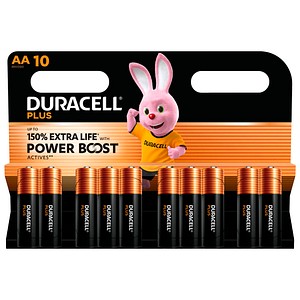 5000394176201 - 5V Batterien 1x10 Duracell Plus Power Boost Mignon MN1500 AA LR6 15V 151259 5000394176201