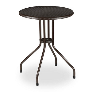 4052025357344 - Gartentisch braun rund 4052025357344 relaxdays 4052025357344 - Gartentisch braun rund 4052025357344 relaxdays