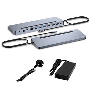 8595611706639 - I-Tec - docking station - USB-C USB4 Thunderbolt 3 Thunderbolt 4 - 11-slot - HDMI 2 x DP - GigE 8595611706639 - I-Tec - docking station - USB-C USB4 Thunderbolt 3 Thunderbolt 4 - 11-slot - HDMI 2 x DP - GigE