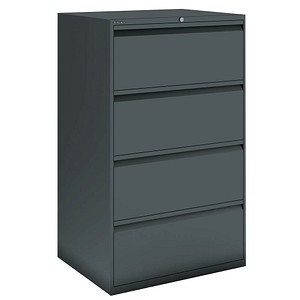 5020073739114 - BISLEY DF3 Hängeregistraturschrank anthrazit mit 4 Schubladen 800 x 622 x 1321 cm 5020073739114 - BISLEY DF3 Hängeregistraturschrank anthrazit mit 4 Schubladen 800 x 622 x 1321 cm