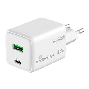4260664878971 - Ladegerät Steckdose USB-AUSB-C weiß 4260664878971 MediaRange