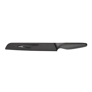4260238061280 - Brotmesser BlackSteel Küchenmesser Edelstahl hohe Schneidfestigkeit Klingenlänge 20 cm schwarz