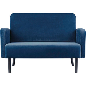 3660141954463 - 2-Sitzer Sofa LISBOA blau schwarz Stoff 3660141954463 PAPERFLOW